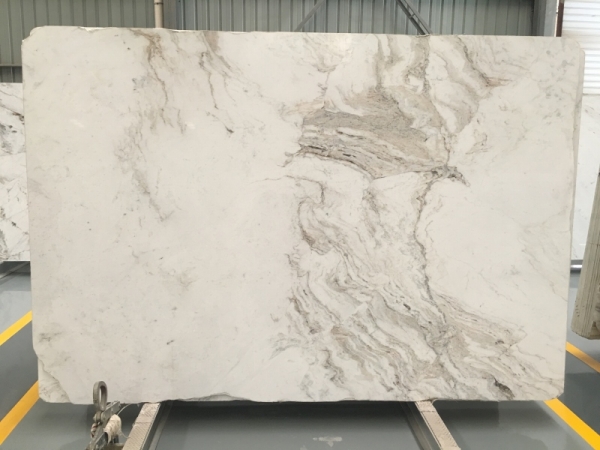 China Bianco Orion White Marble Slab