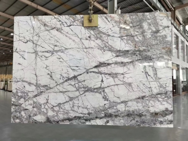 Invisible Grey Marble Slab